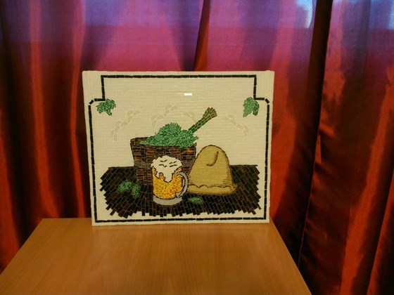 Мозаичные панно: Панно для бани